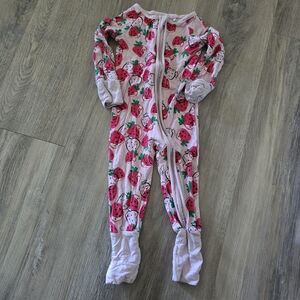 Pink strawberry Bamboo 6-12months